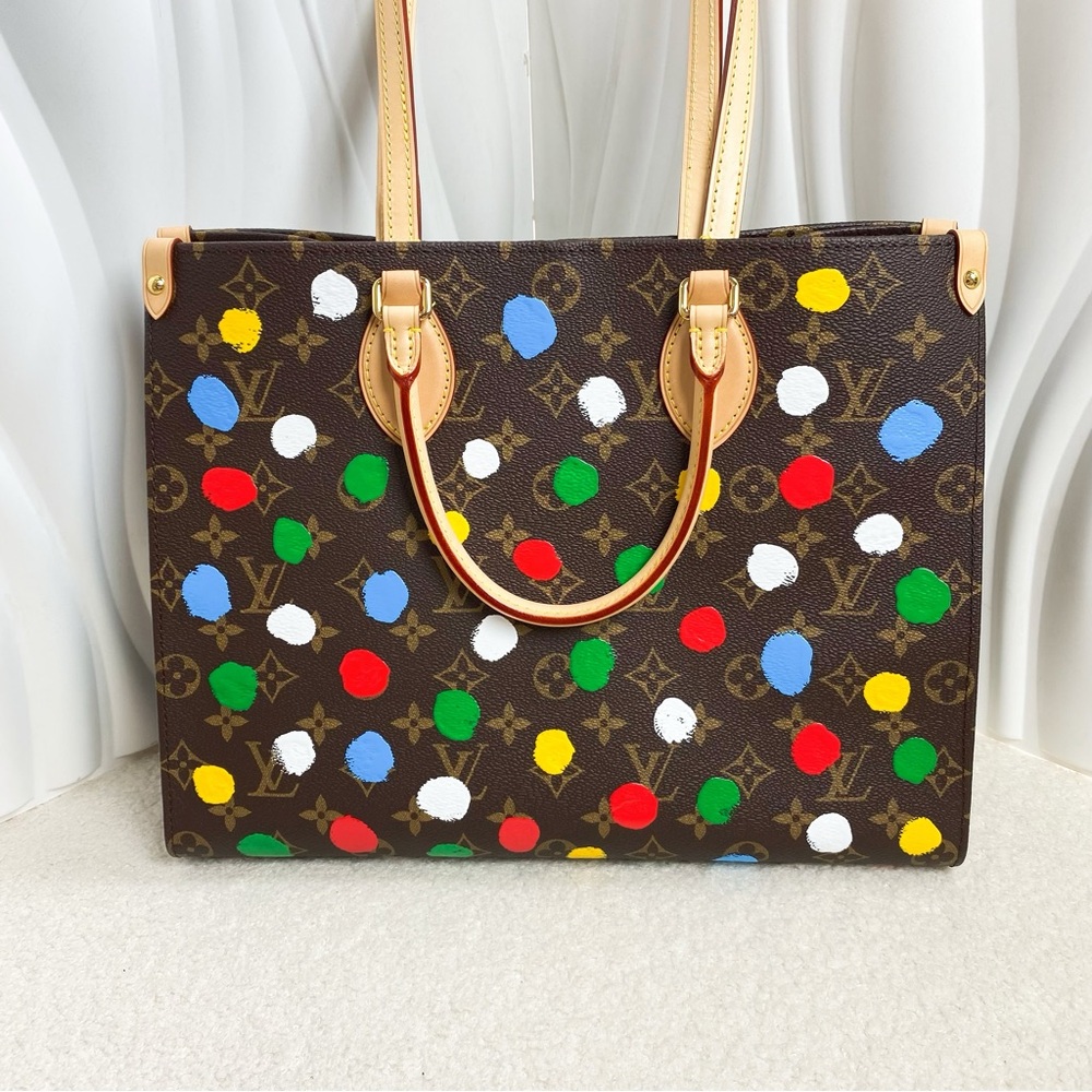 Louis Vuitton x Yayoi Kusama Neverfull MM Tote Bag Monogram Multi Polka Dots